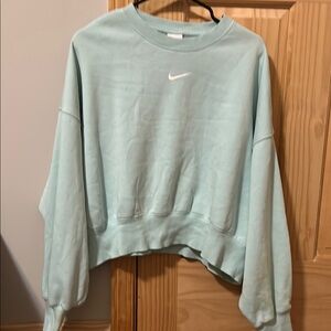 Nike Women's Light Blue Sweatshirt